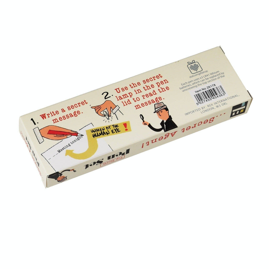 Rex - Secret Agent Invisible Ink Spy Pens (set of 2) | Scout & Co