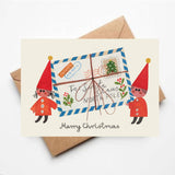 Daria Solak - Elves & Santa letter Christmas card | Scout & Co