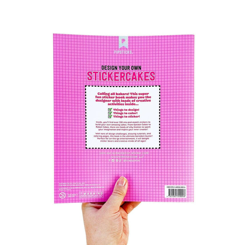 Pipsticks - Design Your Own Sticker Book: Stickercakes | Scout & Co