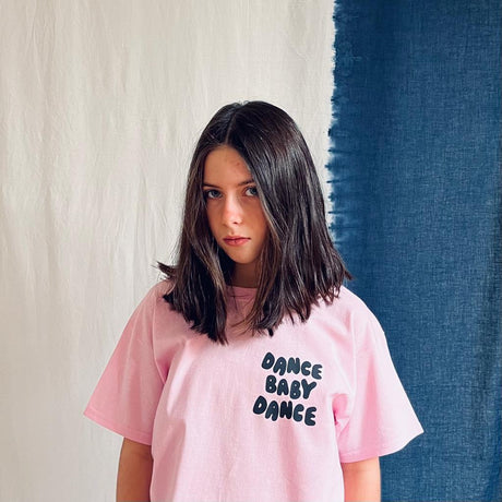 Young Double x Scout & Co exclusive - Dance Baby Dance T-shirt - Pink | Scout & Co