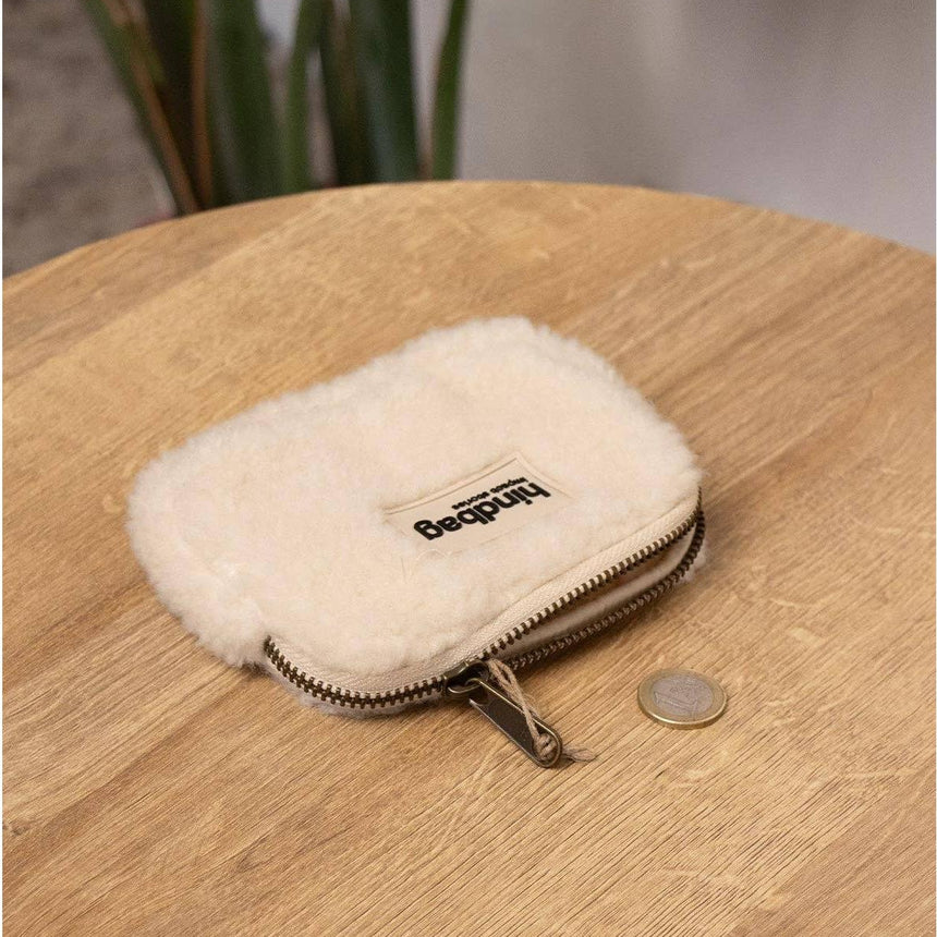 Hindbag - Lili Teddy Coin Purse - Arctic White | Scout & Co