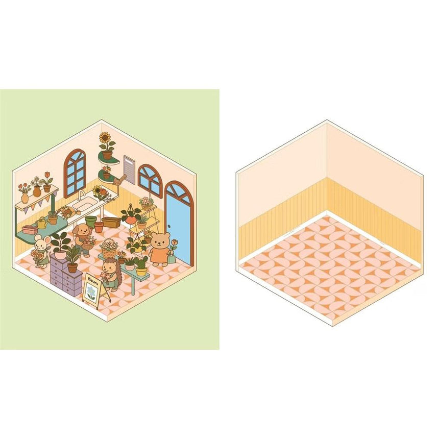 Cute 'n' Cozy Sticker Therapy: Flower Shops - Zenny Abanales | Scout & Co