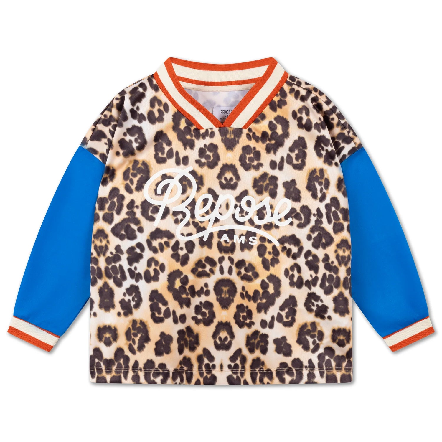 Repose AMS - Soccer tee - Leopard Glitch Colour Block | Scout & Co