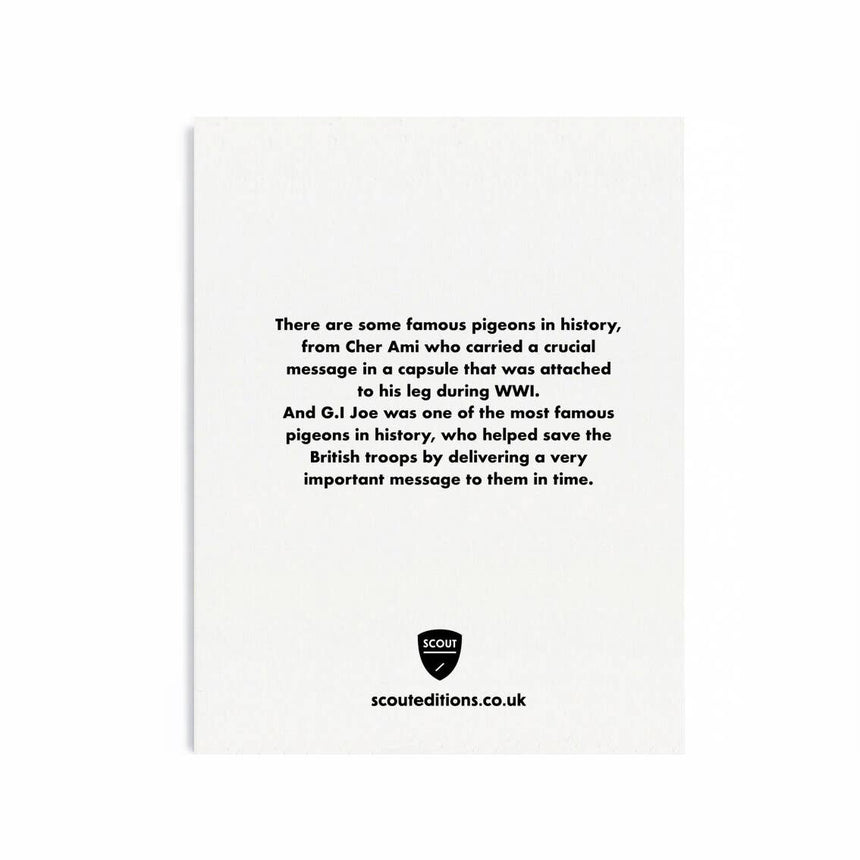 Scout Editions - Pigeon mini card | Scout & Co