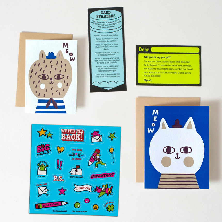 Egg Press - Pen Pal letter writing kit - Cats Meow | Scout & Co