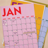 Good Tuesday - Monthly Undated A3 Wall Planner - Colourburst | Scout & Co