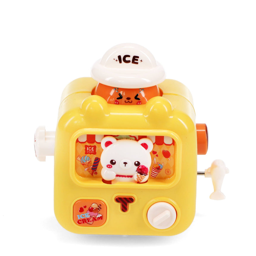 Rex - Wind-up ice cream van racer - Yellow | Scout & Co