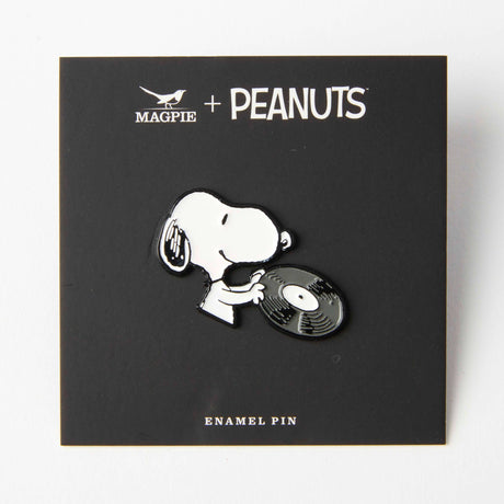 Magpie x Peanuts - Music is Life Pin - Vinyl record | Scout & Co