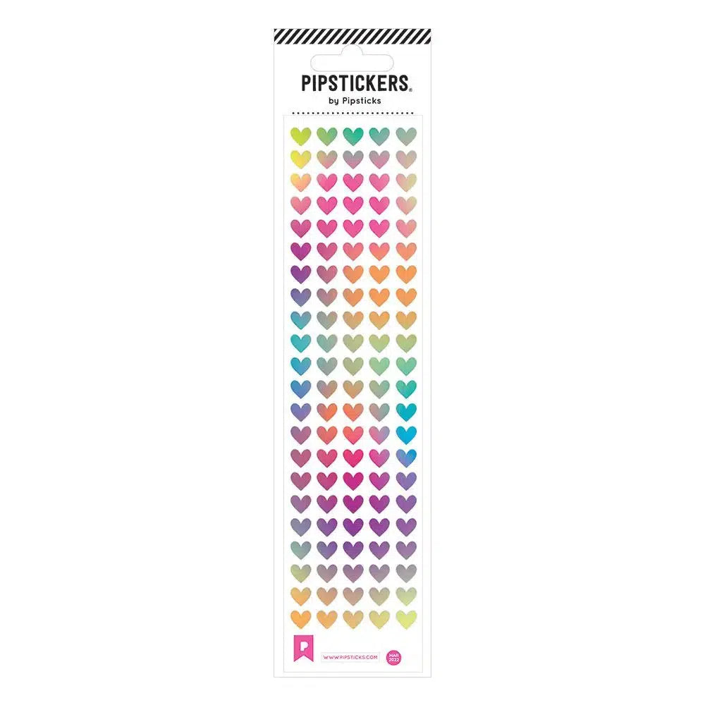 Pipsticks - Fuzzy Colourful Cordiforms sticker sheet | Scout & Co