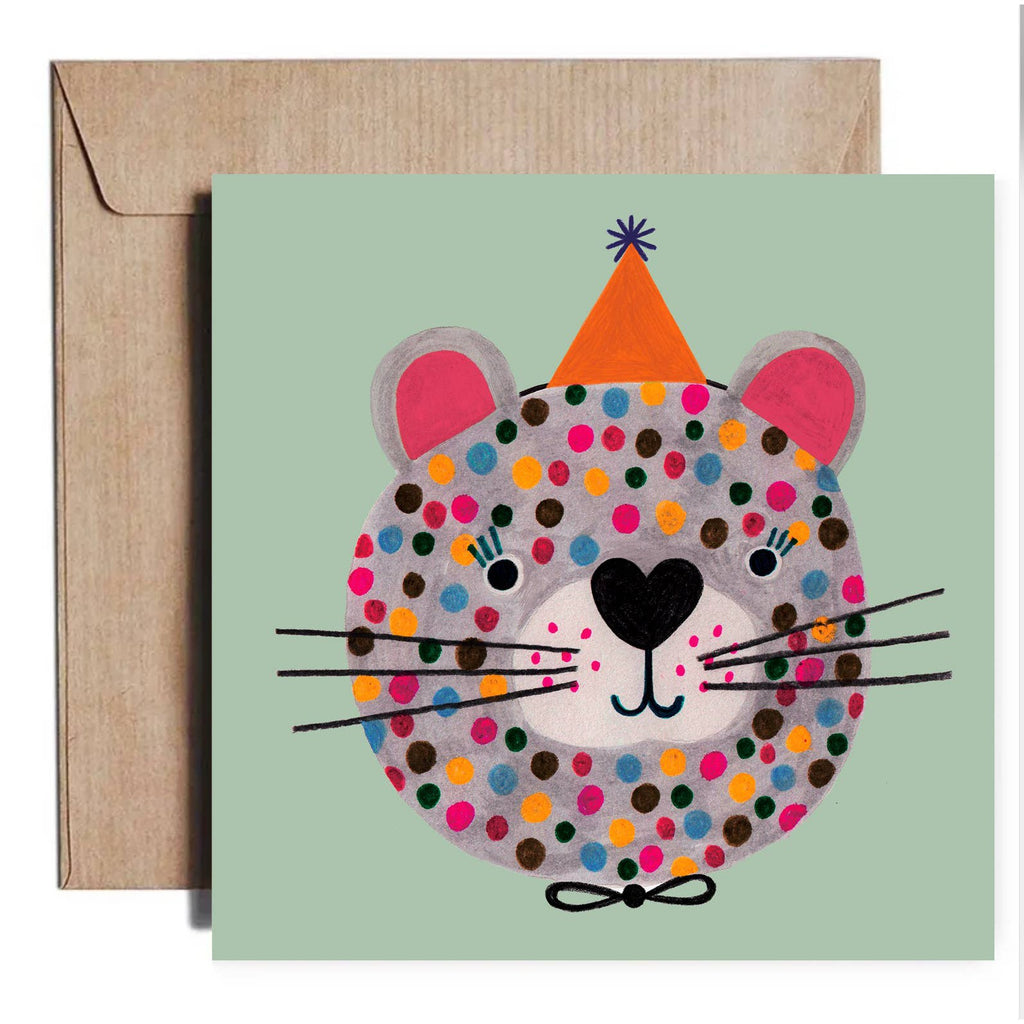 Daria Solak - Party Cheetah card | Scout & Co