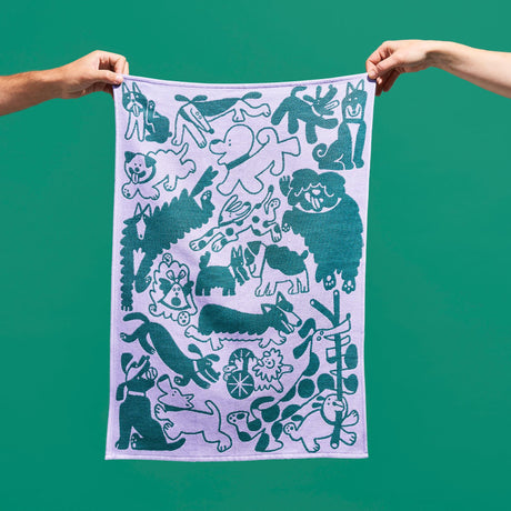 Wrap - Dogs Day Out tea towel | Scout & Co