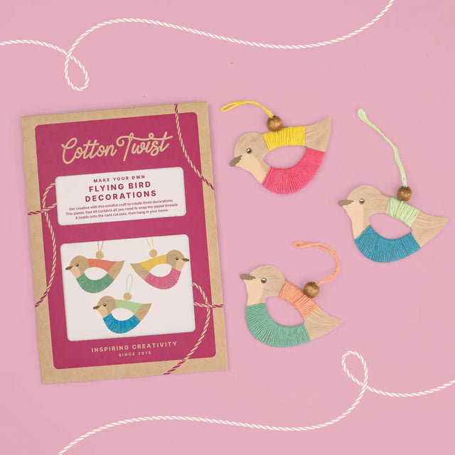 Cotton Twist - Make Your Own Flying Bird Christmas Decorations | Scout & Co