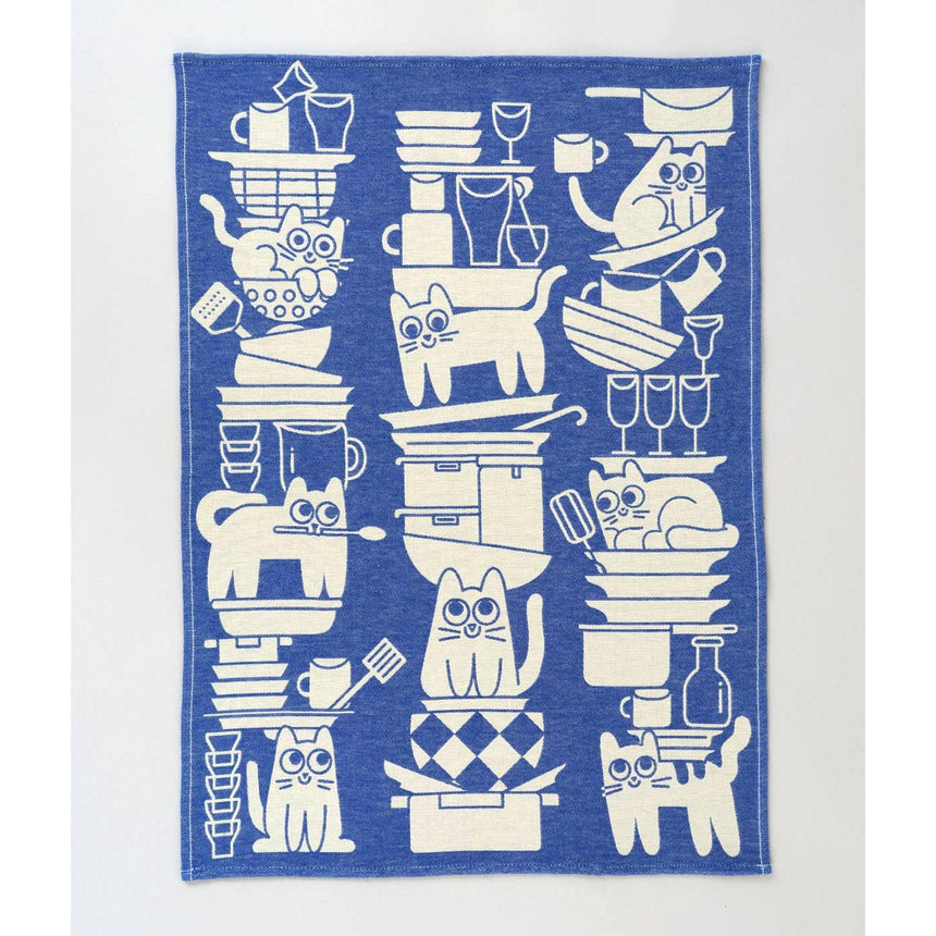 Wrap - Kitchen Cats tea towel | Scout & Co