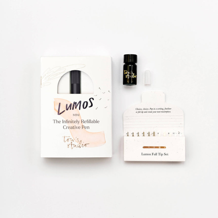Tom's Studio - Lumos Mini refillable pen - Matte Midnight | Scout & Co
