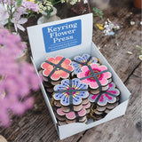 Studio Wald - Keyring Flower Press - Pinks & Blues | Scout & Co