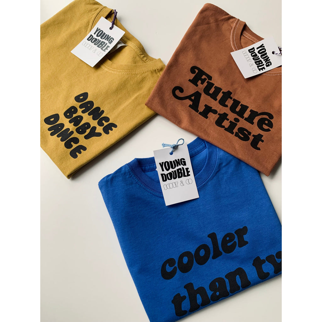 Young Double x Scout & Co exclusive - Future Artist T-shirt - Rust | Scout & Co