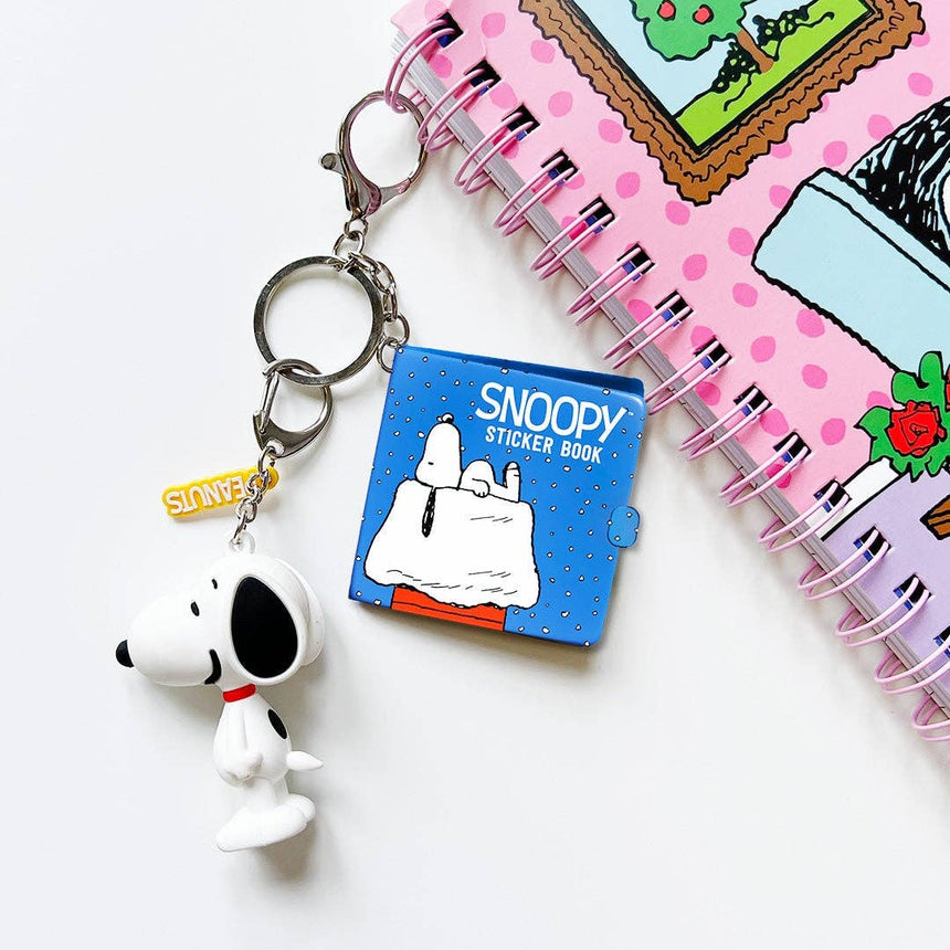 Pipsticks - Snowy Snoopy mini sticker book keychain | Scout & Co