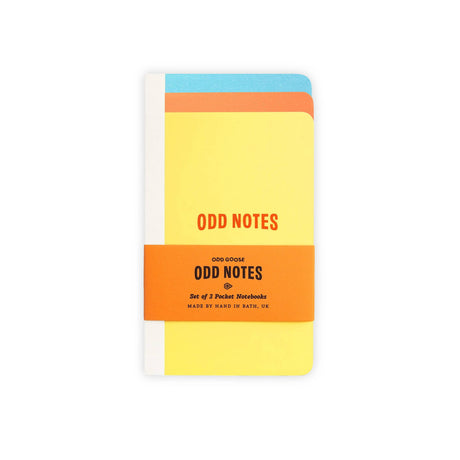 Odd Goose - Odd Notes classic pocket notebook - set of 3 | Scout & Co