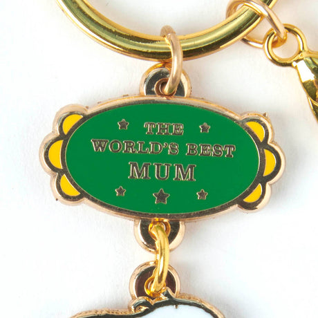 Magpie x Peanuts - World's Best Mum keyring | Scout & Co