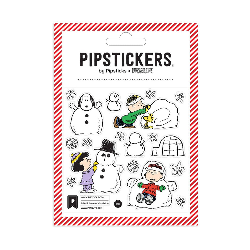Pipsticks x Peanuts - Snow Day stickers | Scout & Co
