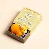 Lisa Angel - Tiny Matchbox Ceramic Token: Highland Cow