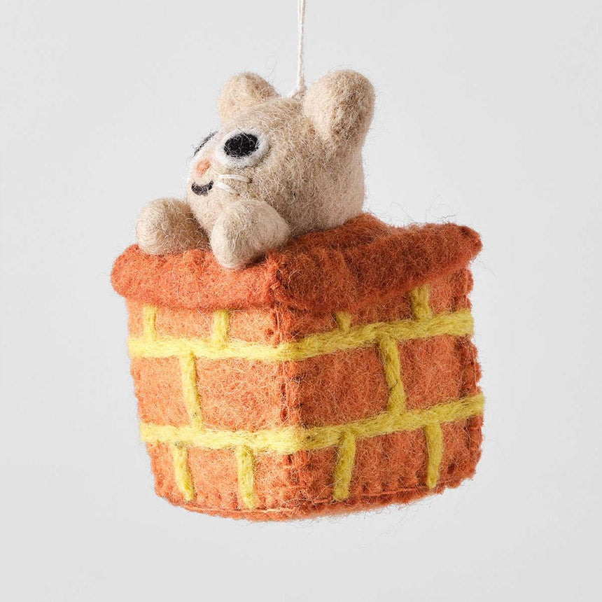Wrap - Simbi hanging felt ornament | Scout & Co