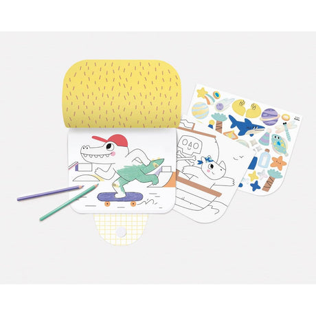 Folia - Colouring & sticker book - Epic adventures | Scout & Co