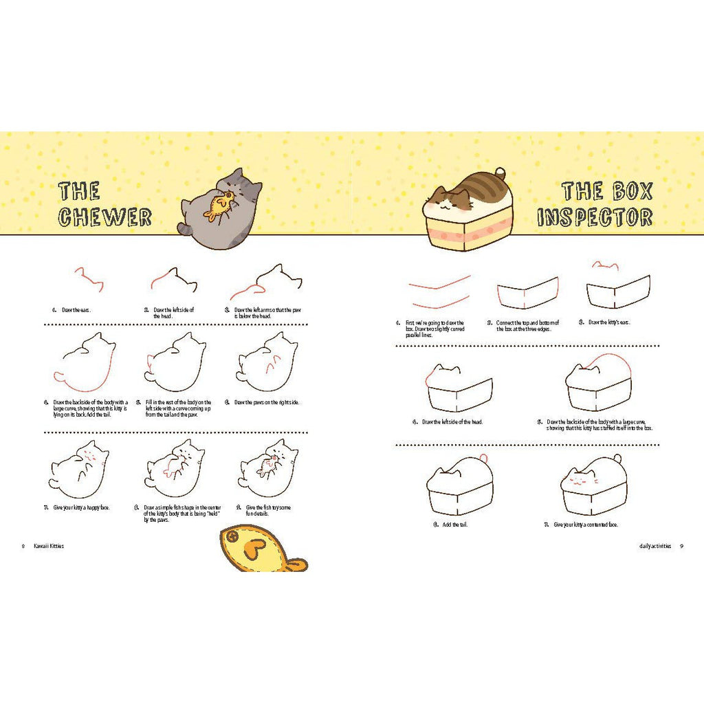 Kawaii Kitties: learn how to draw 75 cats - Olive Yong | Scout & Co