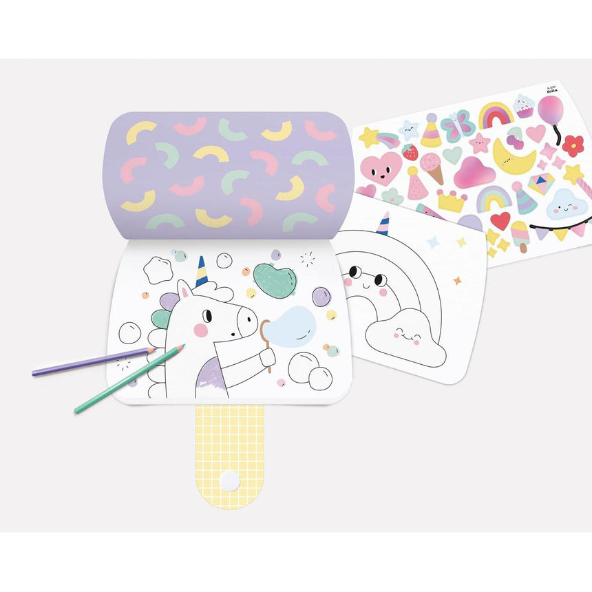 Folia - Colouring + sticker book - Rainbow Dreams | Scout & Co