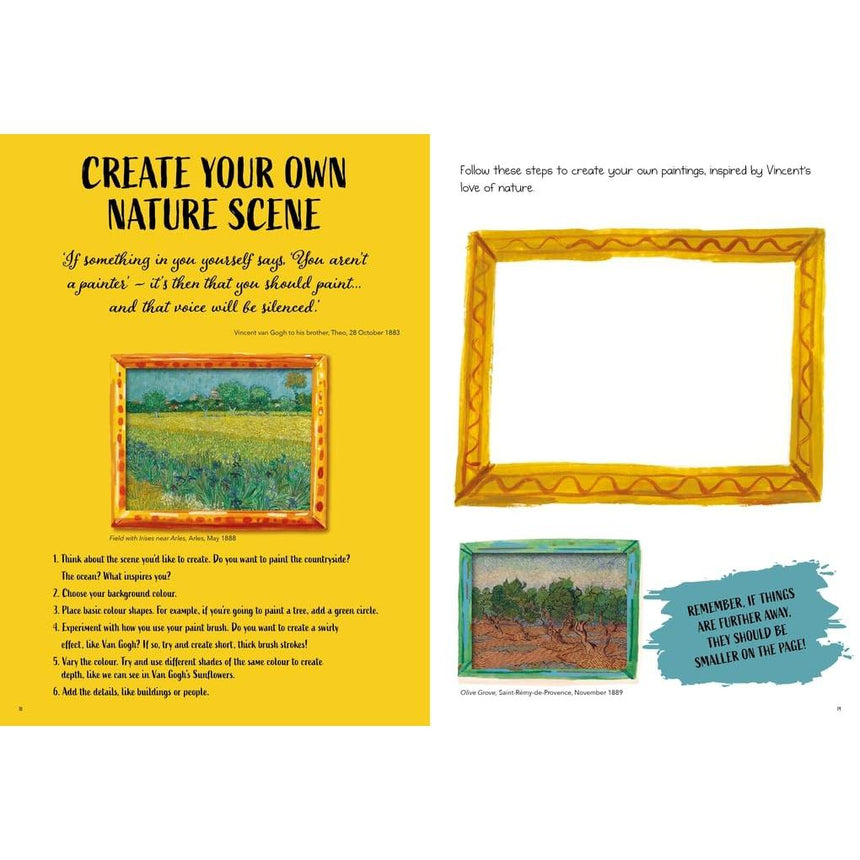 Make Art with Van Gogh: An Art Activity Book | Scout & Co