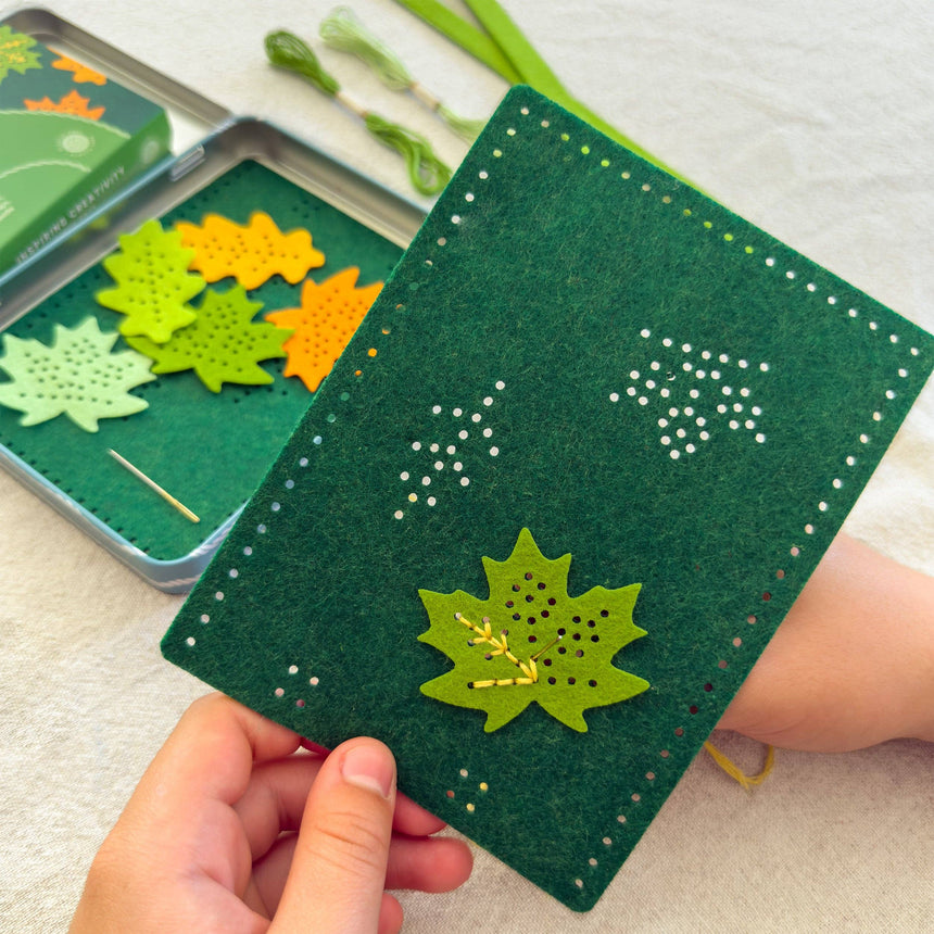 Cotton Twist - Stitch Your Own Forest Felt Bag craft kit | Scout & Co