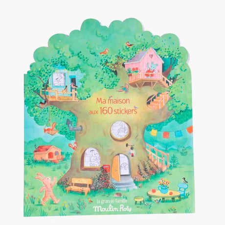 Moulin Roty - La Grande Famille colouring & sticker book | Scout & Co
