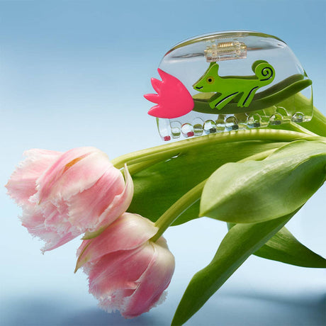 Winona Irene - Chameleon + tulip hair claw clip