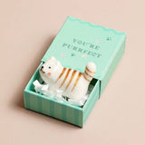 Lisa Angel - Tiny Matchbox Ceramic Token - Cat | Scout & Co