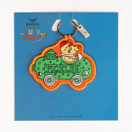 Magpie x Richard Scarry - Pickle Car key charm | Scout & Co