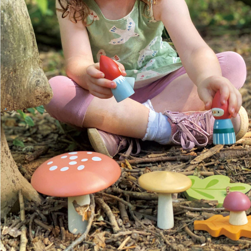 Tender Leaf Toys - Woodland Gnome Family wooden play set | Scout & Co