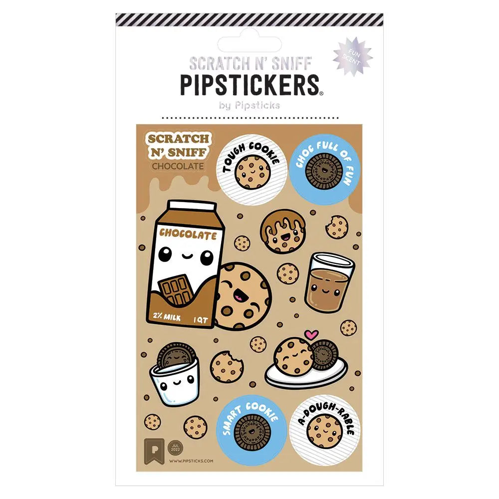 Pipsticks - Smart Cookie scratch 'n sniff sticker sheet | Scout & Co