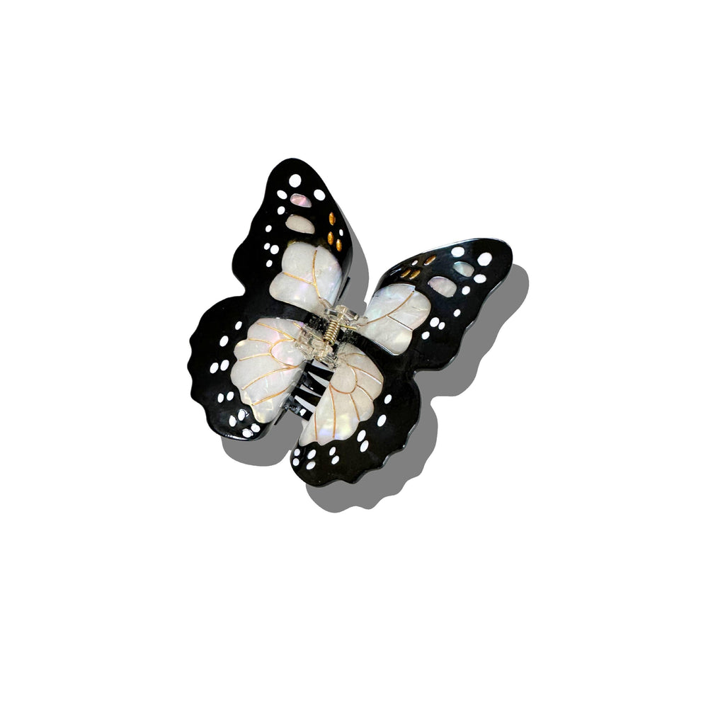 Solar Eclipse - Monarch Butterfly handpainted hair claw | Scout & Co