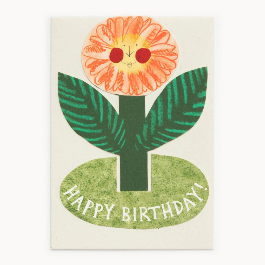 Hadley - Happy Birthday Flower stand-up card | Scout & Co