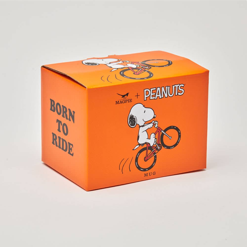 Magpie x Peanuts - Snoopy Born To Ride mug | Scout & Co