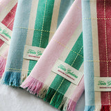 Tarta Gelatina - Striped Napkins (Set of 2) - Burgundy / Pink | Scout & Co