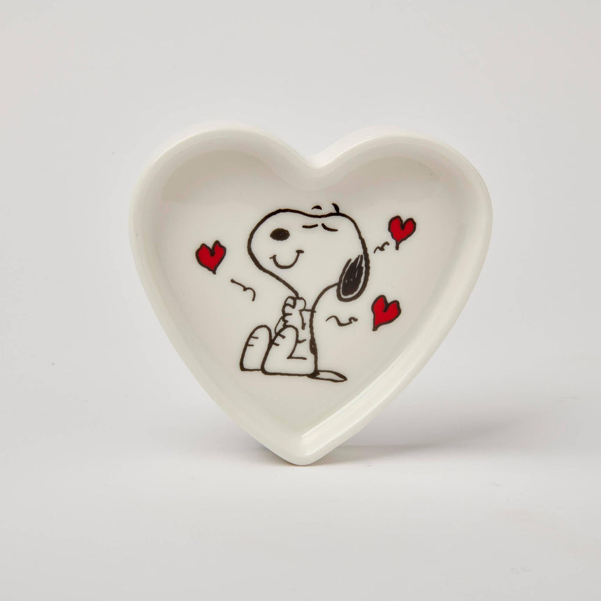 Magpie x Peanuts - Snoopy Love heart-shaped trinket dish | Scout & Co