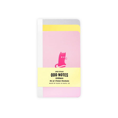 Odd Goose - Odd Notes Critters pocket notebooks - set of 3 | Scout & Co
