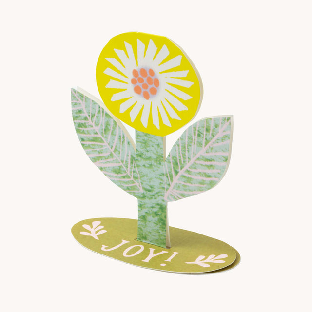 Hadley - Joy Flower stand-up card | Scout & Co