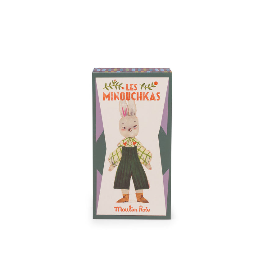 Moulin Roty - Les Minouchkas - Nine the rabbit soft toy | Scout & Co