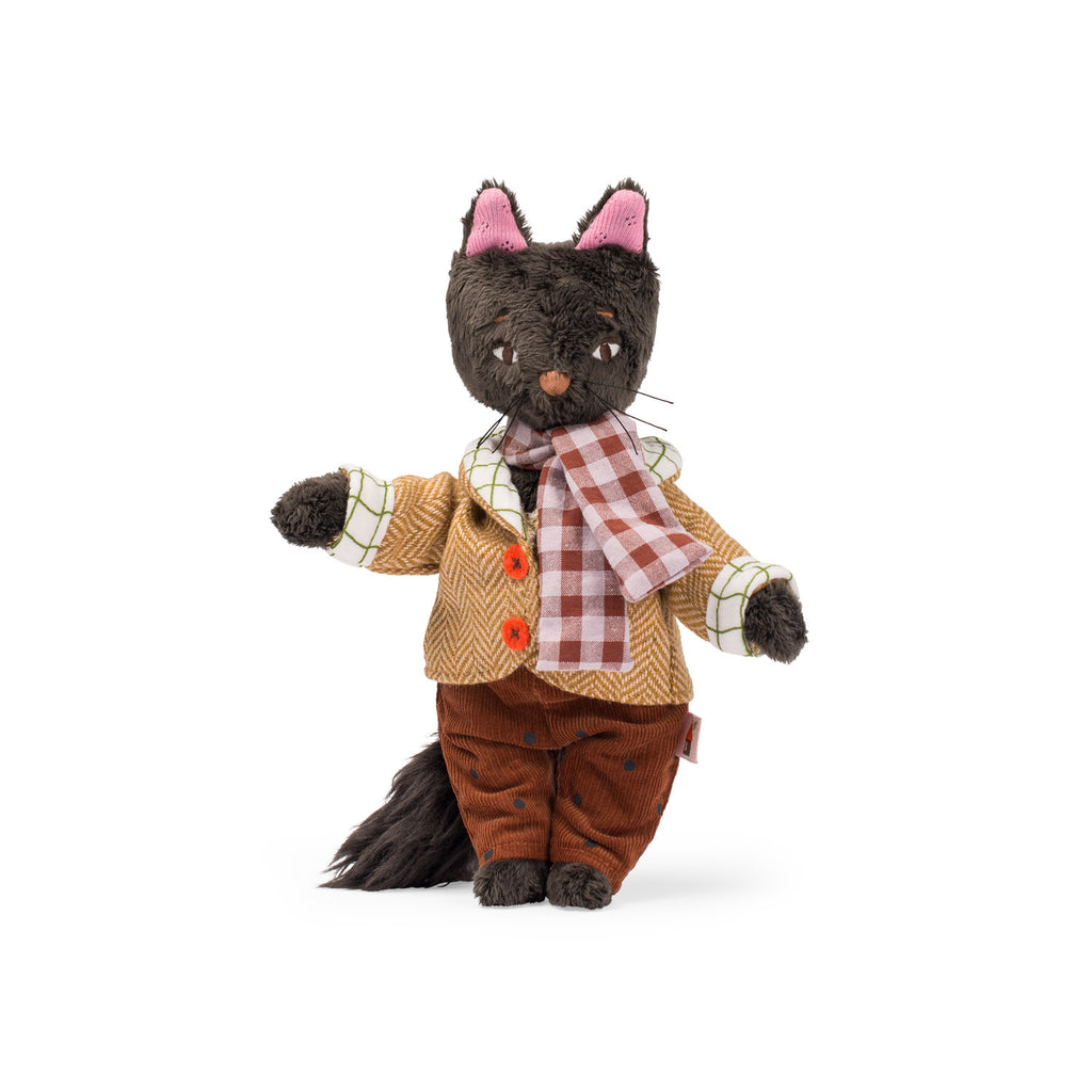 Moulin Roty - Les Minouchkas - Leon the cat soft toy | Scout & Co