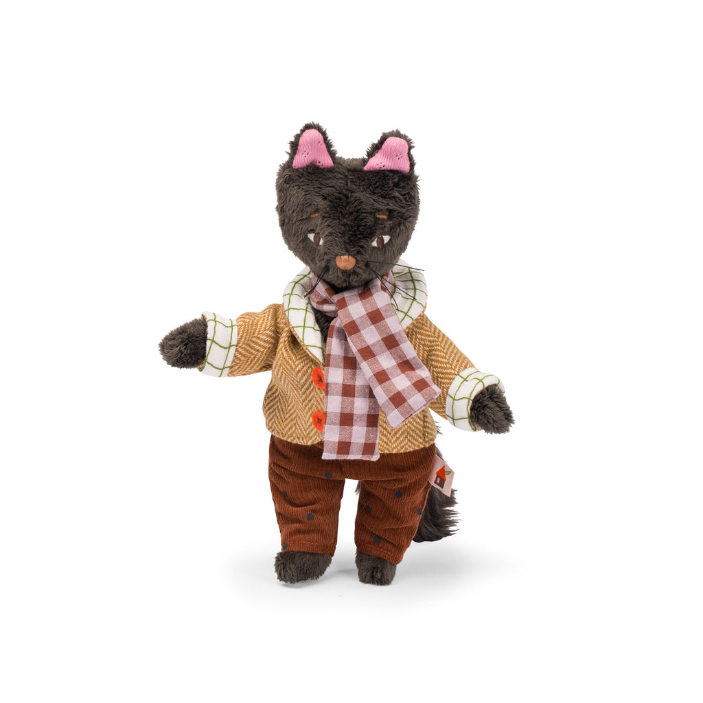 Moulin Roty - Les Minouchkas - Leon the cat soft toy | Scout & Co