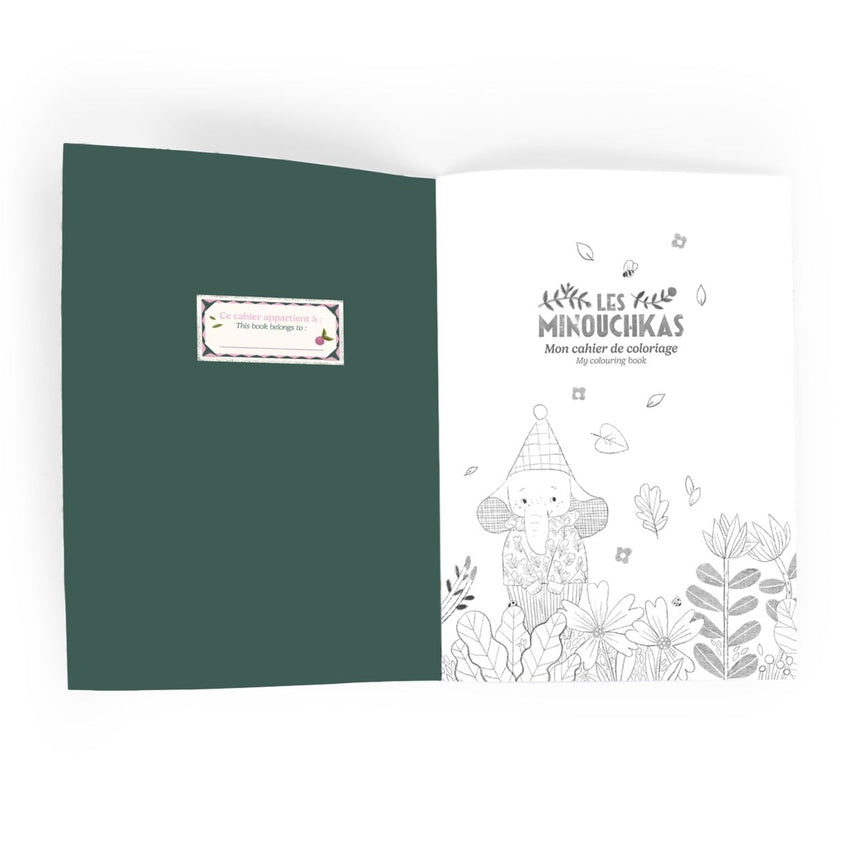 Moulin Roty - Les Minouchkas colouring book | Scout & Co