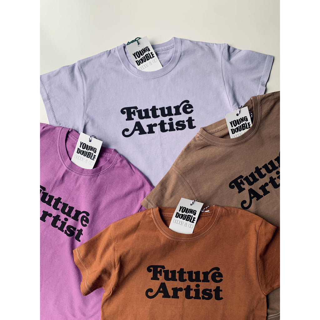 Young Double x Scout & Co exclusive - Future Artist T-shirt - Rust | Scout & Co