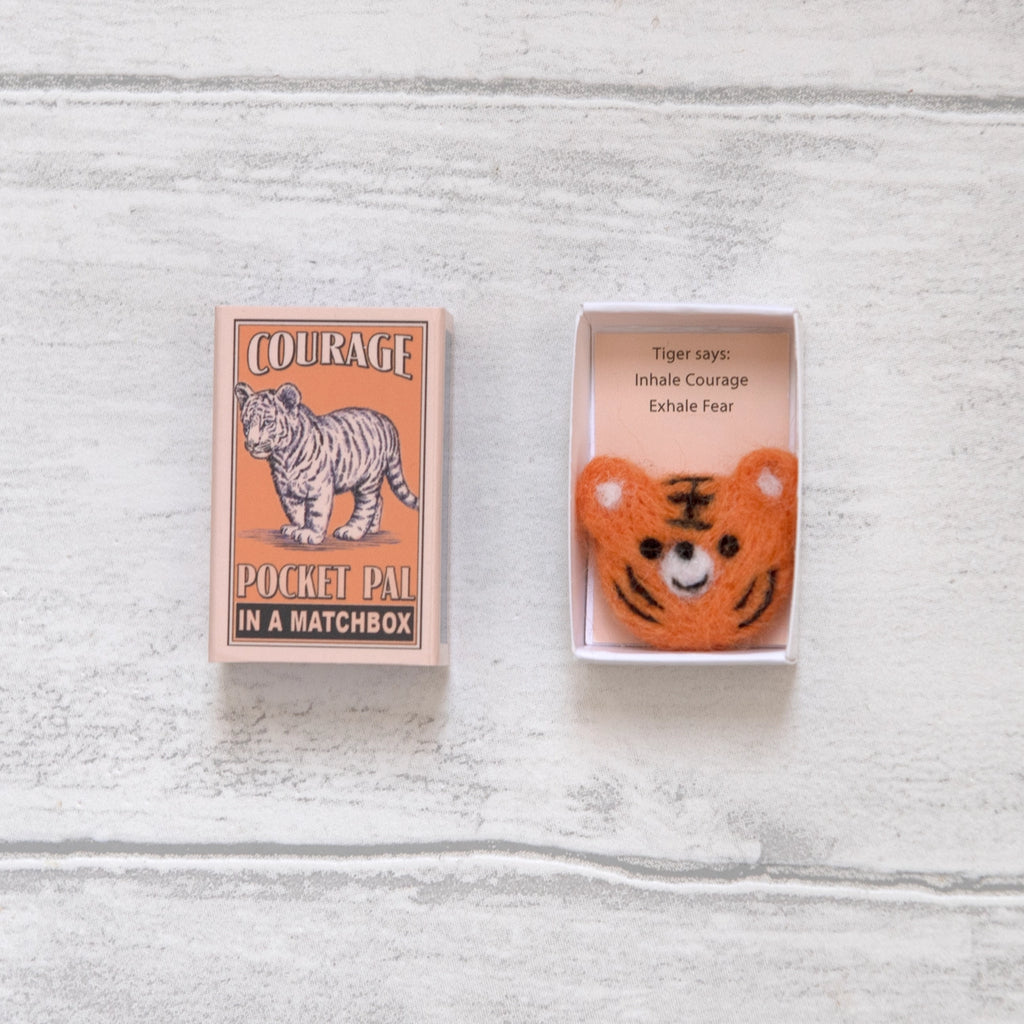 Marvling Bros - Courage Pocket Pal in a Matchbox - Tiger | Scout & Co